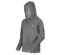 Regatta Women's Montes Lightweight Hoodie Light Steel Black, Size: 16