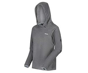 Regatta Womens Montes Hooded Sweatshirt, Ltstl/Black, XL EU