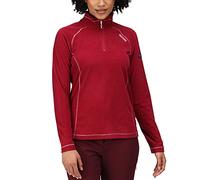 Regatta Womens Montes Lightweight 1/2 Zip Fleece Pullover - Beetroot Fig - 10