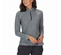 Regatta Womens Montes Lightweight 1/2 Zip Fleece Pullover- Grey - 16