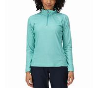 Regatta Womens Montes Lightweight 1/2 Zip Fleece Pullover - Turquoise - 10