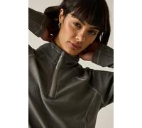 Regatta Women's Montes Lightweight Half Zip Fleece in Mid Grey | Size: 16 Regatta Mid Grey 16