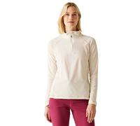 Regatta Womens Montes Lightweight Half Zip Fleece: Light Vanilla White