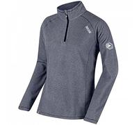 Regatta Women's Montes Lightweight Half Zip Mini Stripe Micro Fleece, Navy (White), 8 UK (34 EU)