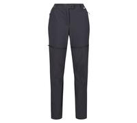 Regatta Women's Mountain Zip-Off Trousers in Dark Grey | Size: 12R Regatta Dark Grey 12R