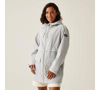 Regatta Women's Navaeh Waterproof Breathable Shell Jacket in Light Grey | Size: 8 Regatta Light Grey 8