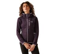 Regatta Womens Newhill Full Zip Hooded Fleece Jacket, Comfortable, Stretchable Midlayer - Perfect for Outdoors, Walking, Hiking & Camping