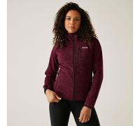 Regatta Women's Newhill Hooded Full-Zip Lightweight Fleece in Red | Size: 16 Regatta Red 16