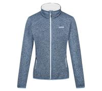 Regatta Women's Newhill Marl Full Zip Fleece Jacket - Coronet Blue / White - 20 UK - Coronet Blue/White - 100% Polyester