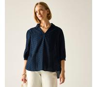 Regatta Nofino 3/4 Sleeve Blouse Blue 42 Woman