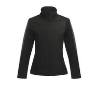 (10, Black/Black) Regatta Womens/Ladies Octagon II Waterproof Soft Shell Jacket