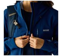 Regatta Womens Oklarna Hooded Waterproof Breathable Jacket - Aviator Blue, 10-18