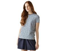 Regatta Womens Orla Kiely Easy-To-Wear Cotton T-Shirt Tee Top - Pale Blue - Size 8 Regular