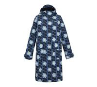 Regatta Womens Orla Kiely Floral Long Length Waterproof Jacket - Blue - 12 UK - Blue - 100% Polyester
