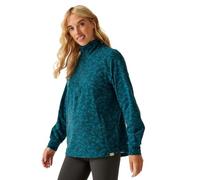 Regatta Womens Orla Kiely Half Zip Midlayer Fleece, Birdy Blue, 10