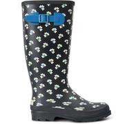 Regatta Womens Orla Kiely Hi Patterned Wellies - Clover Black - 5 UK