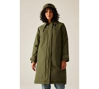 Regatta Women's Orla Kiely Hooded Waterproof Insulated Mac in Olive | Size: 8 Regatta Olive 8