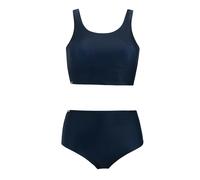 Regatta Womens Orla Kiely Mini Square Flower Reversible Bikini Set - Blue - 14 UK - Blue