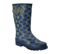 Regatta Womens Orla Kiely Rain Cloud Mid Calf Wellington Boots - Blue - 3 UK - Blue - 100% Mixed