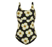 Regatta Womens Orla Kiely Spinning Flower One Piece Swimsuit - Black - Black - 16 UK