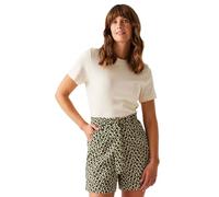 Regatta Orla Kiely Summer II Shorts Jasmine Flower Black, Size: 8