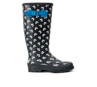 Regatta Womens Orla Kiely Welly Hi Ii - Clover Print - Black, Black, Size 3, Women Black