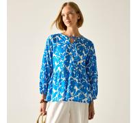Regatta Women's Primden Long Sleeved Relaxed Blouse in Bright Blue | Size: 20 Regatta Bright Blue 20
