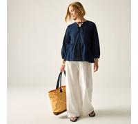 Regatta Women's Primden Long Sleeved Relaxed Blouse in Mid Navy | Size: 20 Regatta Mid Navy 20
