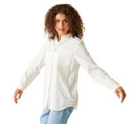 Regatta Womens Primevere Cotton Blend Long Sleeved Shirt White