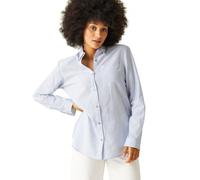 Regatta Women's Lightweight Primevere Shirt Hydrangea Blue Ticking Stripe, Size: 14