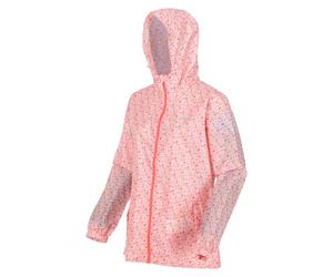 Regatta Womens Printed Pack It Waterproof Packable Jacket in Pink - Size 14 UK