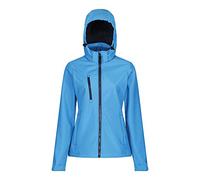 Regatta Women's Hooded Softshell Jacket Venturer 3-layer Printable French/Navy