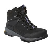 Regatta Womens Regen Walking Boots - Black/Lilac Bloom - Black/Lilac Bloom - 3 UK