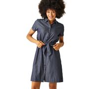 Regatta Womens Rema Dress Cotton Linen Tie Waist Pretty Summer Mini
