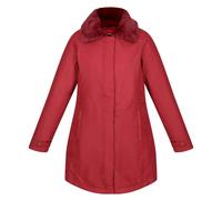 Regatta Womens Renata Parka - Cabernet - 16 UK - Cabernet - 55% Wool/41% Polyester/2% Acrylic/2% Polyamide