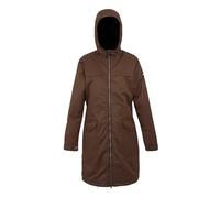 Regatta Women's Lightweight Romine II Waterproof Parka Jacket Dark Brown Black, Size: 10 - Sale