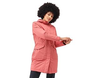 Regatta Womens Romine Waterproof Breathable Parka Coat, Mineral Red, 16 UK
