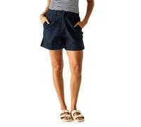 Regatta Womens Sabelle Summer Shorts Linen Blend Breathable Blue