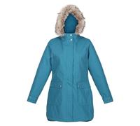 Regatta Womens Sabinka Damen-parka-jacke Mit Pelzbesatz, Wasserabweisend Und Hoch Isoliert Waterproof Jacket, Dragonfly, 14 UK