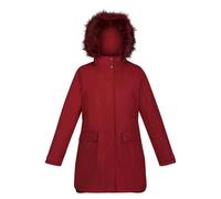 Regatta Womens/Ladies Sabinka Faux Fur Trim Parka (Cabernet) - Red - Size 10 UK