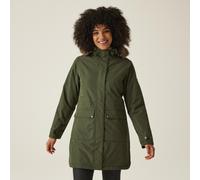 Regatta Womens Sabinka II Fur Trim Hood Waterproof Parka Jacket Coat - Olive - Size 20 Regular