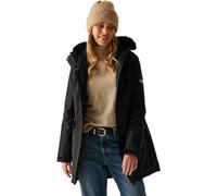 Sabinka Hooded Waterproof Longline Insulated Jacket Regatta Jet Black 18