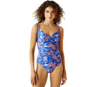 Regatta Womens Sakari Tummy Control Costume Oxford Blue Family Hawaiian Print, Size: 10L