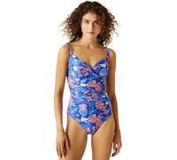 Regatta Womens Sakari Tummy Control Swimming Costume - Oxford Blue - 8
