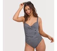 Regatta Womens Sakari Swimming Costume Tummy Control Summer Holiday Swim Suit Blue