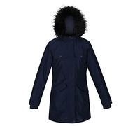 Regatta Womens Samiyah Waterproof Hooded Parka Jacket Coat - Navy - Size 10 UK