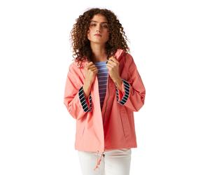 Regatta Womens Sarika Jacket Waterproof Breathable Contrast Lining Coat