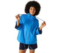(18, Sonic Blue) Regatta Womens Sarika Giovanna Fletcher Hooded Waterproof Jacket - Sonic Blue