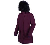 Regatta Womens Sefarina Waterproof Fur Trimmed Hooded Parka Jacket - Black