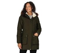 Regatta Womens Sefarina Waterproof Fur Trimmed Hooded Parka Jacket - Black